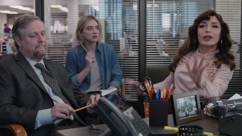 Mare: I have an idea. Esmeralda: Oh, my God. How long have you been there? I thought you were a pile of shirts.