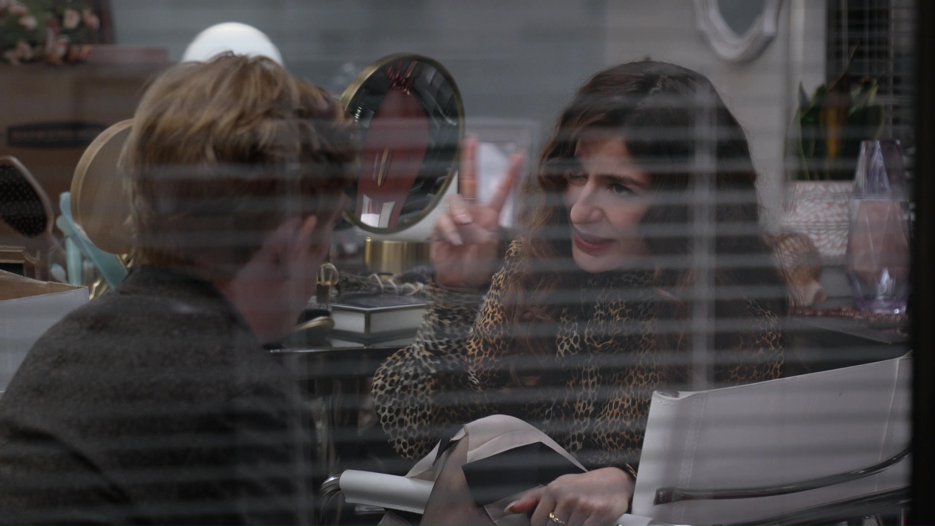 They are like children and I think it would be a trauma for them to see two mommies at once, right?