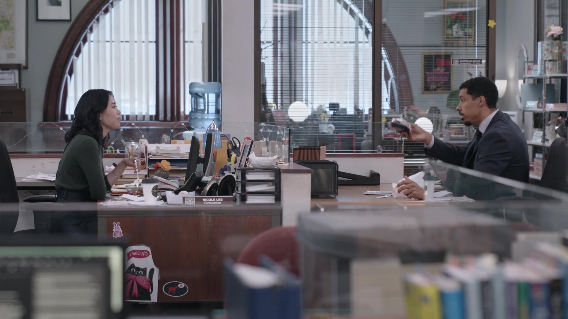 Detrick: Sushi? Nicole: Where