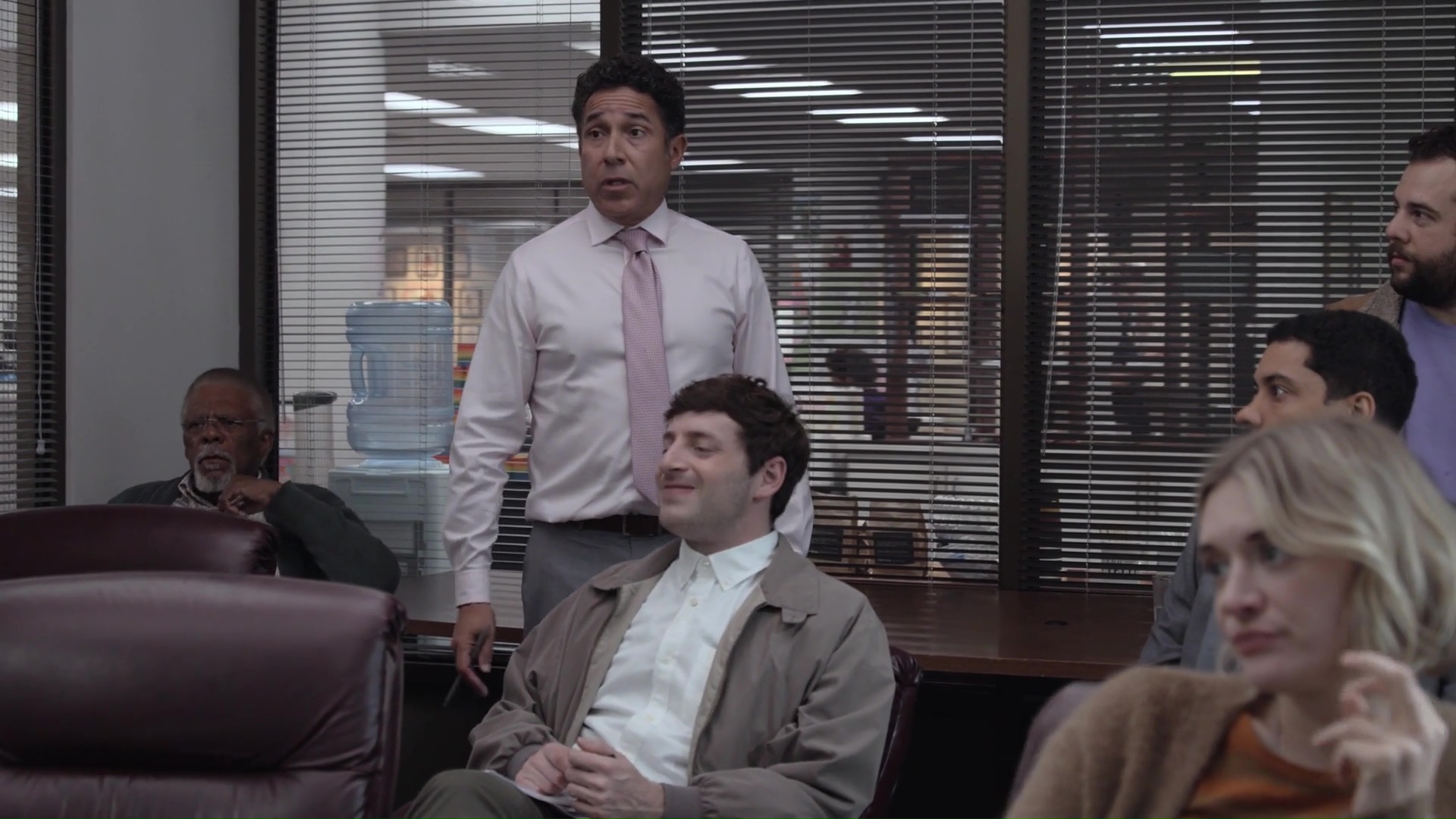 Oscar: It looked like she saw a ghost. Adam: That